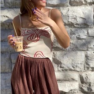 VRG GRL With The Girls Knit Top // Cream